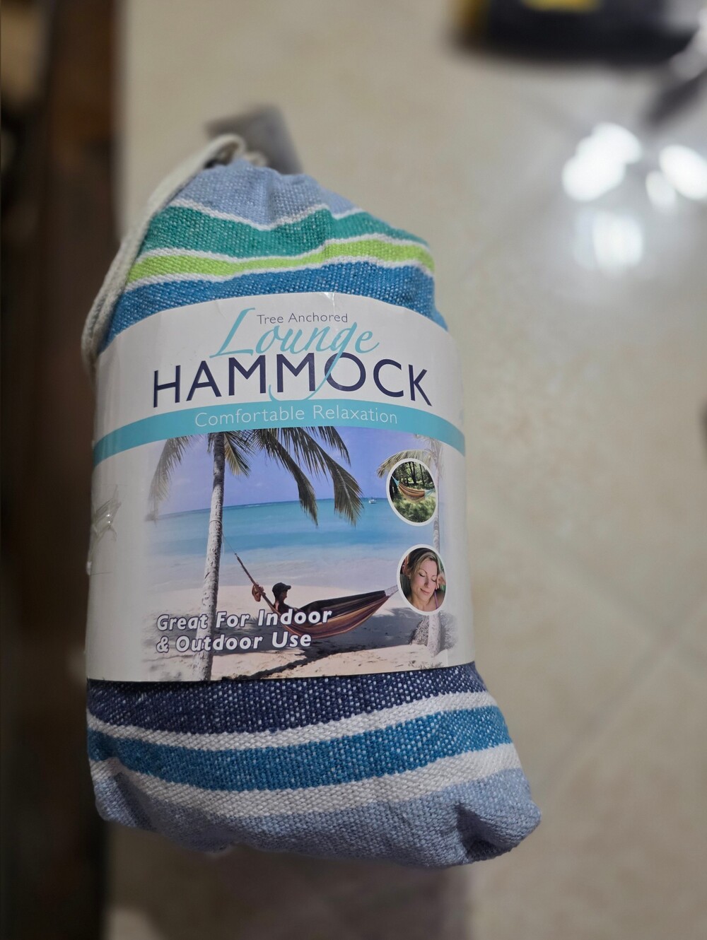 Tree Anchored Indoor & Outdoor Hammock
